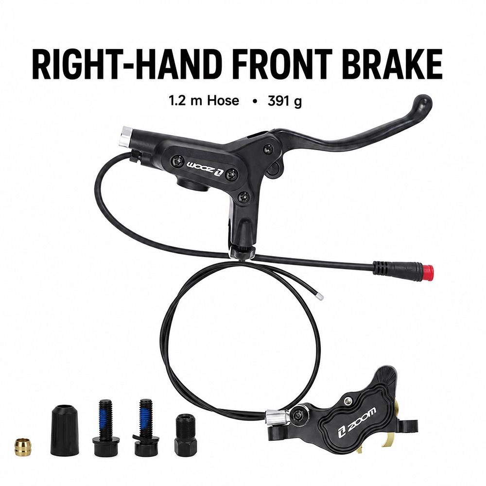 Set Freno a Disco Idraulico a  - Zoom Hydraulic Brake 4 Piston E-Scooter recensione e prezzo