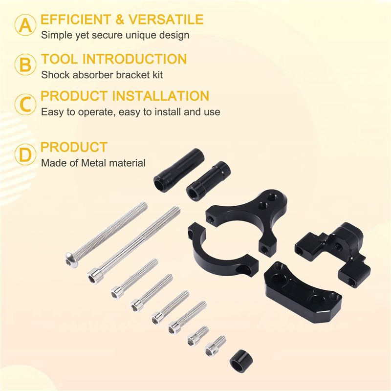 Kit di montaggio per staffa am - Steering Damper Stabilizer Kit Cnc recensione e prezzo